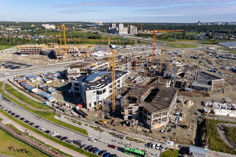Екатеринбуржцам рассказали о ходе строительства кампуса УрФУ